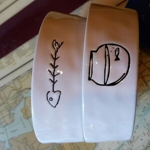 Rae Dunn 5 x 1.5 inch bowls